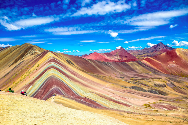 Montanha colorida no Peru, uma das mais famosas montanhas coloridas do mundo